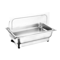 Matériel de maintien au chaud et de présentation pour la restauration commerciale : Réchauds de buffet électriques en acier inoxydable, Bain-marie, Chauffe-plats