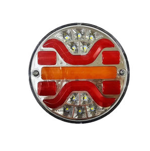 ELITESON Nueva Lámpara LED de Plástico Tipo Hamburguesa 12V 24V para Camión, Luz Trasera de Remolque de Alta Resistencia, Señal de Freno y Direccional 145x75mm Dot - Product Image 3