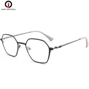 Montures <span class=keywords><strong>de</strong></span> lunettes en métal personnalisables pour hommes avec embouts <span class=keywords><strong>de</strong></span> branches confortables – Vente en gros - Product Image 6