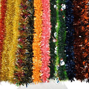 Ornamen Pohon Natal Gantung Dinding PVC Pita Loop Madder Warna Dapat Disesuaikan, Ramah Lingkungan, Tidak Beracun, Dapat Digunakan Kembali, 2m, Kualitas Mewah - Product Image 1