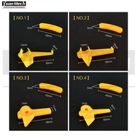 Herramienta de reparación de neumáticos de mano rápida YuanMech, montaje de plástico de nailon de gama completa/inserto de protección de llanta de cabeza de pato de desmontaje