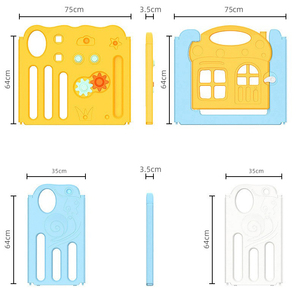 Clôture de parc pour bébé à panneaux Clôture de parc pour bébé personnalisée et colorée Clôture pour bébé et tout-petits - Product Image 6