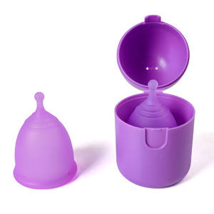 Boîte de stérilisation portable en PP pour <span class=keywords><strong>disque</strong></span> et coupe menstruels réutilisables écologiques avec logo personnalisé en gros - Product Image 1