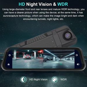 10-Inch <strong>Rear</strong> <strong>View</strong> <strong>Mirror</strong> 4K Video Recording <strong>GPS</strong> <strong>Navigation</strong> 5G WIFI FM Transmitter for BMW Nissan Dash Cam for Carplay Android - Product Image 6