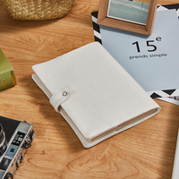 Fournitures de bureau/école, supports de sublimation, couverture de carnet en lin A5 personnalisée