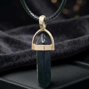 Pendentif crayon en obsidienne noire naturelle, agate Mirani, thème féerique, décoration intérieure, cadeau, vente en gros Gujarat - Product Image 2