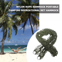 Hamac de Camping en plein air, filet en mailles, lit-balançoire pour jardin, plage, voyage, offre spéciale
