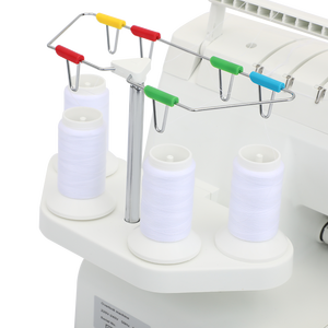 Macchina <span class=keywords><strong>da</strong></span> Cucire Domestica Mini JUKKY JK703 in Offerta, con Alimentazione Manuale e Motore Integrato, per Cuciture Overlock - Product Image 4