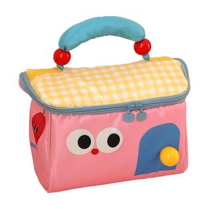 Multifunción de gran capacidad Mini Cute Little House Styling Handheld Cosmetic Bag Neceser DE ASEO Bolsa de almuerzo de mantenimiento fresco - Product Image 4