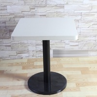 Table de bar moderne avec plateau en MDF et base en marbre LQ-G914