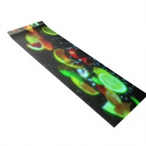P5 High Transparency Adhesive Indoor Flexible <b>Film</b> LED Screen Full Color Glass Window Transparent LED <b>Film</b> Display Screen - Product Image 1