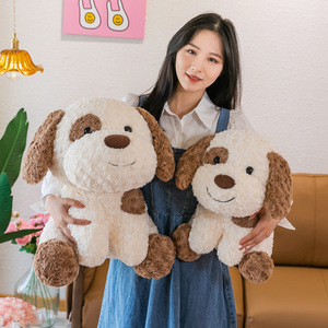 Chien tacheté <span class=keywords><strong>noir</strong></span> en peluche <span class=keywords><strong>Bichon</strong></span> frisé caniche carlin Husky Chihuahua Shiba Inu Bull Terrier peluche poupée oreiller pour enfants - Product Image 3
