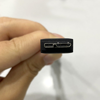 Cable de Datos USB 3.0 Tipo Micro B Macho-Macho KAICAP con Cubierta de PVC y Blindaje Trenzado para Disco Duro Externo, Cámara, Micrófono y Altavoz
