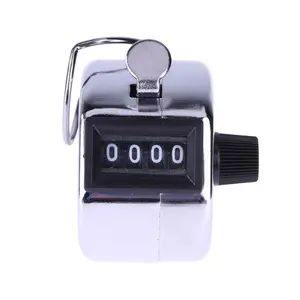 4 Cijferig Nummer Mini Hand Held Tally Counter Digital Golf Clicker Manual Training Tellen Max. 9999 Teller