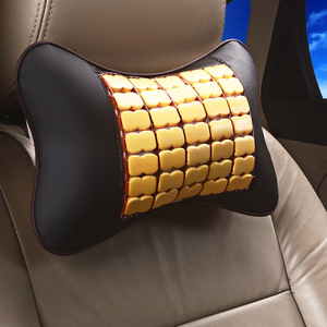 หมอนรองคอในรถยนต์ทำจากไม้ไผ่ ช่วยระบายความร้อน รองรับต้นคอ สำหรับเบาะรถยนต์ ใช้ได้ทุกฤดู - Product Image 3