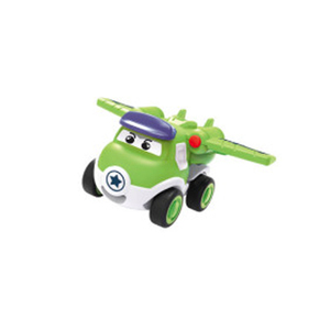 Jouet de voiture en plastique à rétrofriction style Q mignon, ensemble de 6 véhicules (camion de pompiers, <span class=keywords><strong>taxi</strong></span> et avion) pour enfants de 2 à 7 ans, Toysmax Modèle LX1119409 - Product Image 4