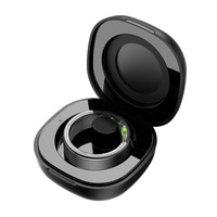 Bague connectée intelligente Yawell noire multifonction avec compteur électronique, charge magnétique et suivi de santé, couleur or rose, modèle R03
