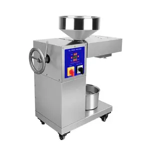 Máquina automática de prensado de aceite de oliva para aceite frío y caliente