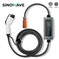 Estación de Carga para Vehículos Eléctricos (VE) Inteligente, Personalizada, Económica, de 7KW, 11KW, 22KW, Enchufable, con Cable, Certificación CE, Tipo 1, Portátil