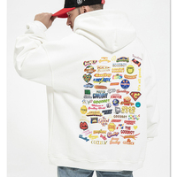 Ropa Urbana de Alta Calidad, Personalizable con Impresión Gráfica DTG, Sudaderas con Capucha de Felpa de Corte Holgado para Hombre