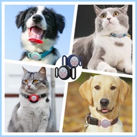 Tracker Anti Perdu En Caoutchouc Chien Collier Titulaire Étanche AirTags Titulaire Silicone Animaux Collier GPS Chat Collier Titulaire pour Pet AirTag