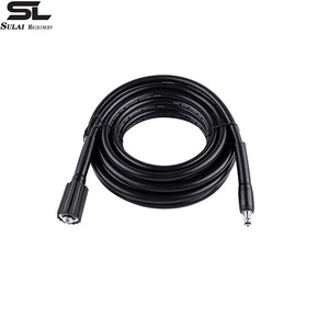 Sulai Machinery High Pressure <b>Hose</b> M22 14 15mm Universal For Car Wash Cleaner Machine Black PVC - Product Image 1