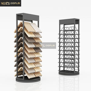 Dễ dàng để lắp ráp hiện đại hiển thị đứng cho gạch ceramic đá Mẫu đá cẩm thạch Granite gỗ hiển thị giá kim loại khung cửa hàng sử dụng - Product Image 3