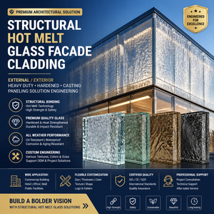 Solution d'ingénierie pour revêtement de façade <span class=keywords><strong>en</strong></span> verre thermofusible structurel, panneaux moulés renforcés pour extérieur intensif - Product Image 1