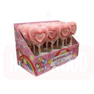 Holeywood 3D Sucette à la guimauve en forme <span class=keywords><strong>de</strong></span> <span class=keywords><strong>cœur</strong></span> 28g Bonbons aux fruits multicolores Sucre halal Fait pour la Saint-Valentin Boîte <span class=keywords><strong>de</strong></span> glaçage - Product Image 3