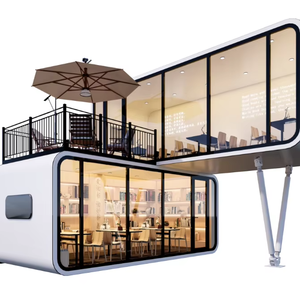 Chất lượng cao 2 phòng ngủ prefab nhà cách nhiệt tường thép đinh tán khung cabin nhà Modular văn phòng cách nhiệt container - Product Image 1