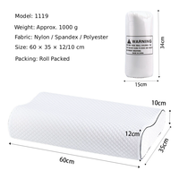 Oreiller ergonomique en mousse à mémoire de forme, soutien cervical, rebond lent, pour dormeurs latéraux, coussin de lit respirant, oreiller de sommeil