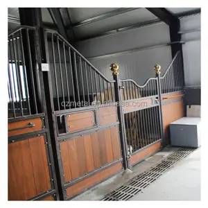 Bamboo used portable horse stall stables panels front horse barn
