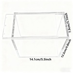 Boîte de protection transparente ultra-épaisse en acrylique pour cartes Pokémon 151, version américaine, lot spécial booster - Product Image 6