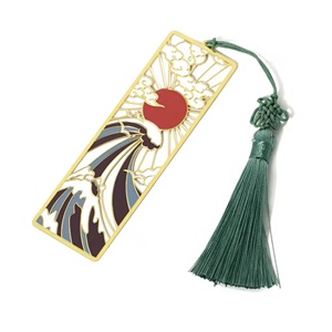 Marcapáginas de Metal de Lujo Personalizado, Estilo Vintage, Resistente, de Aleación de Zinc, con Borlas, para Regalos - Product Image 4