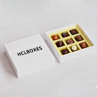 Carton recyclable personnalisable Boîte d'emballage Saint Valentin Snack Nuts Candy Sweet Chocolate Brillant Mat UV Coating Diviseurs