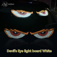 Lumière décorative pour pare-brise de camion, éclairage LED USB pour voiture, yeux de démon, affichage publicitaire, yeux LED pour voitures, yeux de démon pour accessoires de voiture