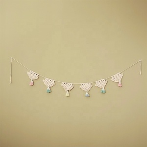 Decoración Navideña de <span class=keywords><strong>Pared</strong></span> con Cuerda, <span class=keywords><strong>Tapiz</strong></span> Tejido a Mano de Estilo <span class=keywords><strong>Boho</strong></span> para Bodas, Sala de Estar y Dormitorio - Product Image 6