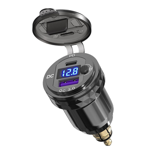 90W 12 Volt USB Outlet bề mặt bảng điều chỉnh Wall Mount kép 36W PD & QC3.0 18W xe USB sạc ổ cắm cho RV Marine thuyền ATV Xe buýt - Product Image 2