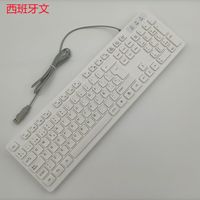 Russe Anglais Arabe Français Italien Allemand Espagne Portugal Danemark Thai Chocolat Clavier Filaire
