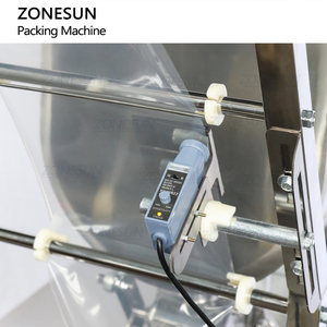 Zonesun ZS-FS200D1 tự động mật ong sốt cà chua nước sốt dán nhỏ gói dọc hình thức điền niêm phong máy với trộn Phễu - Product Image 3