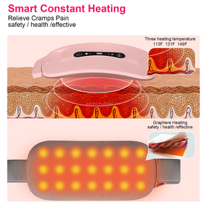 Sabuk Pemanas Pinggang Tanpa Kabel Isi Ulang dengan Grafena untuk Meredakan Nyeri Haid, Bantalan Pijat Termal untuk Mengatasi Kram Menstruasi - Product Image 6