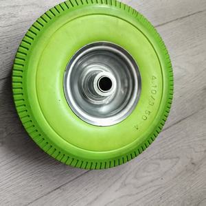 Roue en PU robuste 4.10/3.50-4 pour chariot - Product Image 6