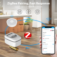 Válvula de Agua Inteligente Tuya Zigbee 3.0 de Alta Presión con Sensor de Fugas, Cierre Automático, Controlador Inalámbrico para Tuberías, para Apartamentos y Hoteles