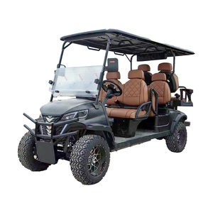 Prix d'usine de <span class=keywords><strong>voiture</strong></span> de golf noire de luxe intelligente 6 places Qifan pour la vente de voiturette de golf solaire électrique - Product Image 3