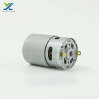 Motor DC RS 550 555 12V 24V Kecepatan Tinggi Torsi Tinggi Motor Magnet Permanen Berus untuk Kipas Penyedot Debu Motor Mikro