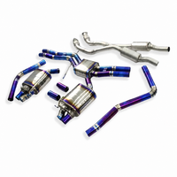 Tuyau d'échappement haute performance en alliage de titane SS304 pour Audi RS6 RS7 S6 S7 4.0T 2013-2018 Kit de tuning racing