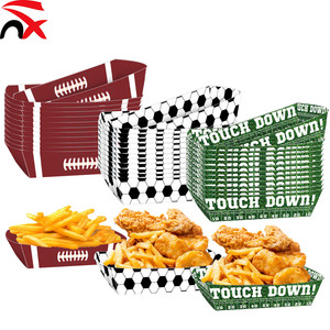 Bandeja de Papel Personalizada 2026, Bandeja <span class=keywords><strong>para</strong></span> Fiestas de Fútbol, Platos Decorativos, Bandeja de Papel <span class=keywords><strong>para</strong></span> Eventos de <span class=keywords><strong>Cumpleaños</strong></span> y Bodas - Product Image 1