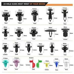 Auto Retainer Clips Kit 680Pcs With 45Pcs Tools For Car Repair Plastic Fasteners <b>Push</b> <b>Pin</b> Rivet Assortment Set - Product Image 3