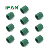 IFAN Boîte personnalisée vert foncé pour raccords de plomberie PPR 20-110mm, carton de marque, distribution de matériaux de construction, raccords de plomberie PPR
