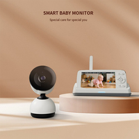 1080P Smart Baby Monitor Caméra 5 pouces HD IR Vision nocturne Pan-Tilt Smartphone App Baby Monitor avec WIfi